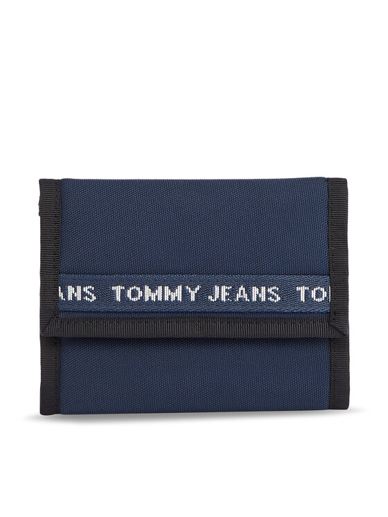 Portofel pentru bărbați Tommy Jeans Tjm Essential Nylon Trifold AM0AM11720 Bleumarin