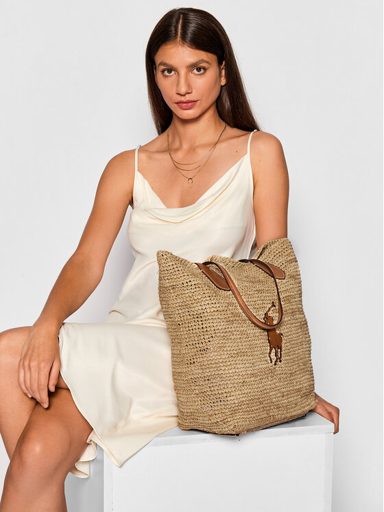 Polo Ralph Lauren Handtasche Ns Tote 428863149003 Beige | Modivo.de