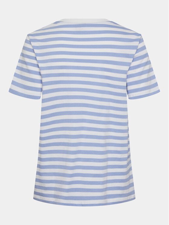 Pieces Pieces T-Shirt Ria 17146339 Niebieski Regular Fit