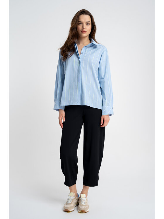 CLICK CLICK Πουκάμισο 10-6563 Μπλε Relaxed Fit