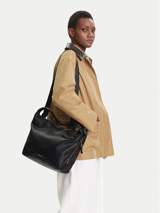 Liu Jo Torebka Ecs M Hobo AF5058 E0058 Czarny