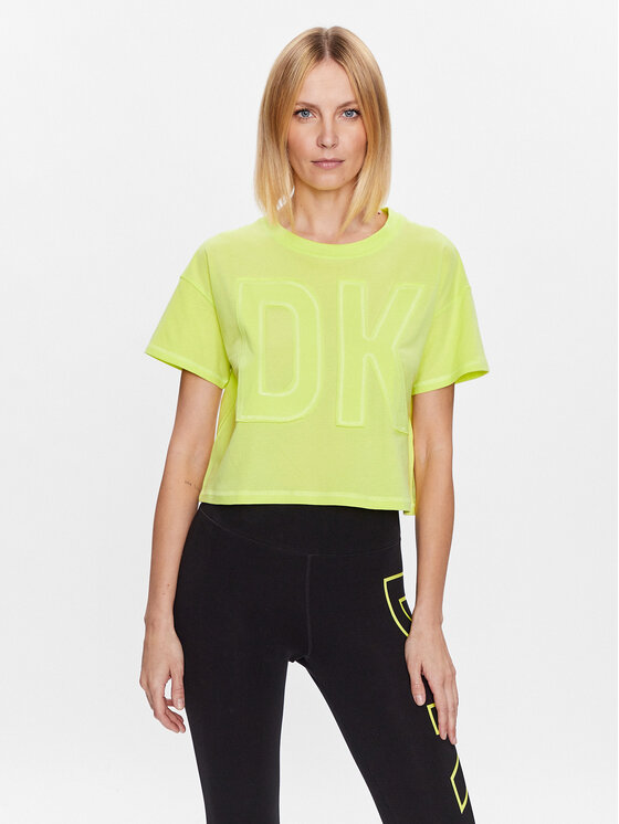 DKNY Sport T-krekls DP3T9218 Dzeltens Classic Fit