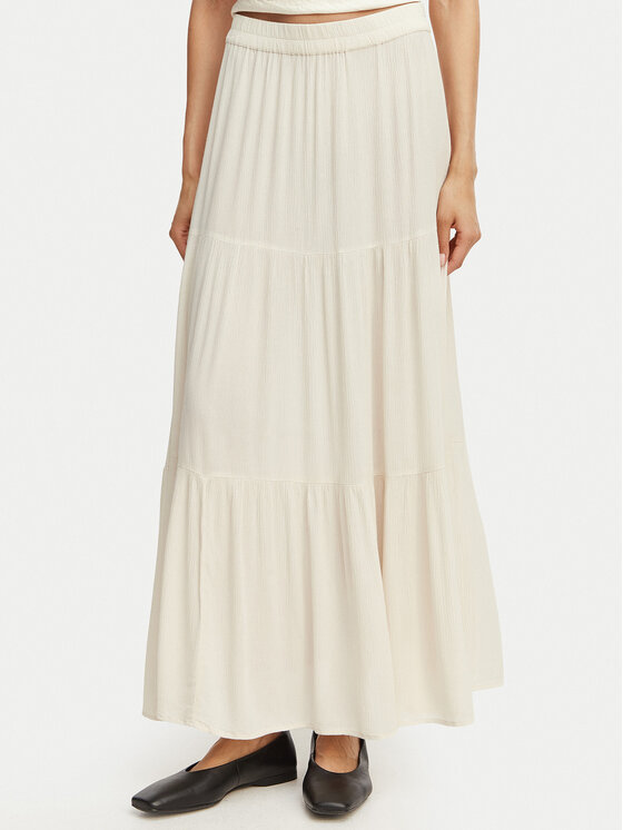 ONLY Fustă maxi Mikka 15324808 Bej Regular Fit