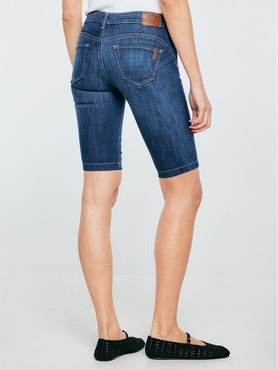 BIG STAR BIG STAR Szorty jeansowe GIANNA Granatowy Basic Fit