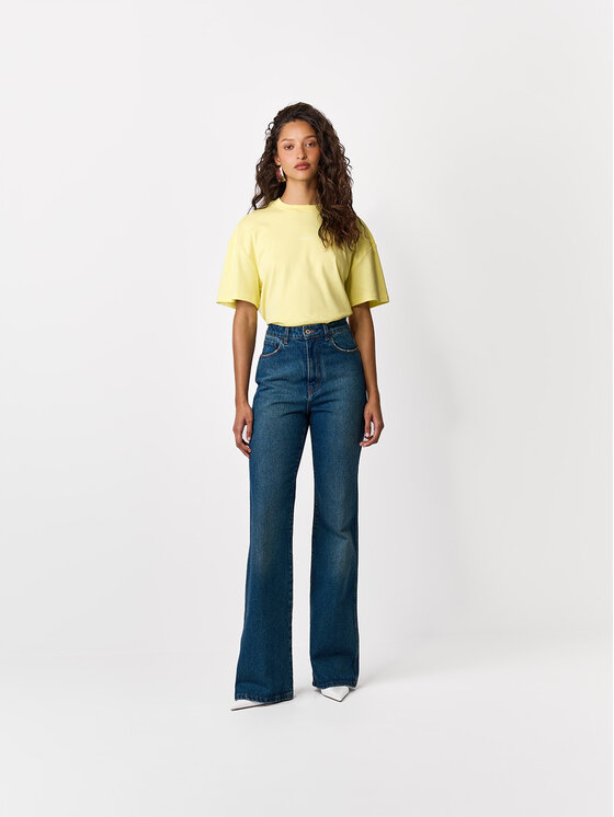 La Mania La Mania Tričko COEN Žltá Basic Fit