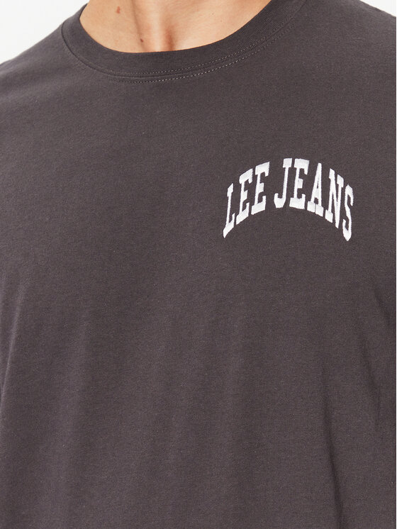 Lee Lee T-Shirt 112341730 Czarny Relaxed Fit