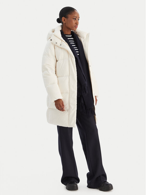 Tommy Hilfiger Tommy Hilfiger Vatovaná bunda Modern WW0WW46535 Écru Regular Fit