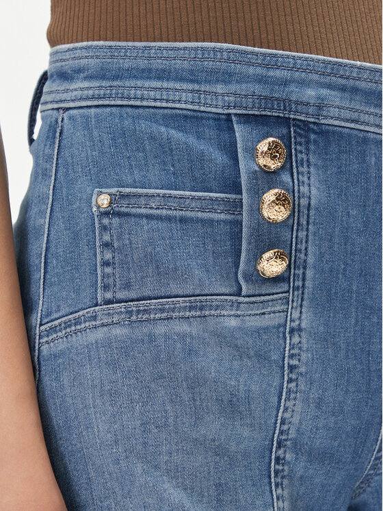 Liu Jo Liu Jo Szorty jeansowe UA4112 D4611 Niebieski Slim Fit