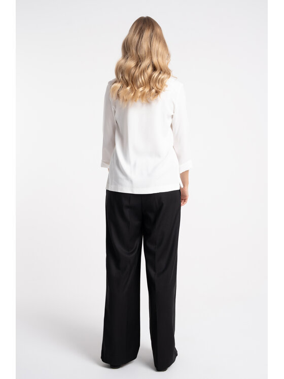 CLICK CLICK Blúzka 10-7003 Biela Comfortable Fit