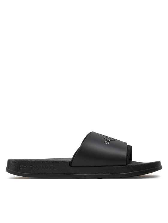 Şlapi Calvin Klein Jeans Slide Monogram Tpu Ml Wn YW0YW00585 Negru