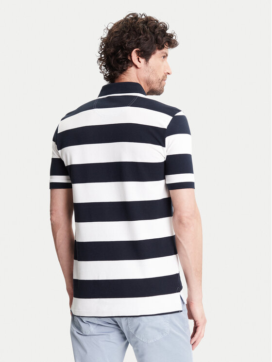 Pierre Cardin Pierre Cardin Тениска с яка и копчета C5 21394.2113 Черен Regular Fit