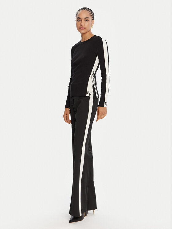 Elisabetta Franchi Elisabetta Franchi Πουλόβερ MK-03S-56E2-V320 Μαύρο Regular Fit