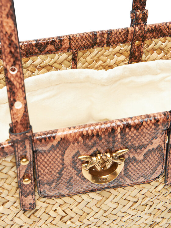 PINKO PINKO Táska Love Summer Basket PE 25 PLTT 103324 A2GO Bézs