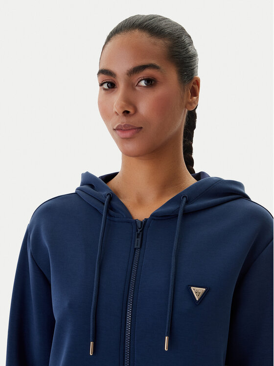 Guess Guess Felpa V4YQ06 KCAY2 Blu scuro Regular Fit