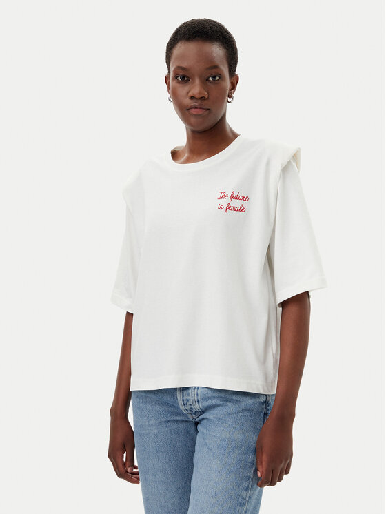 ViCOLO ViCOLO T-särk RD0013 Valge Regular Fit