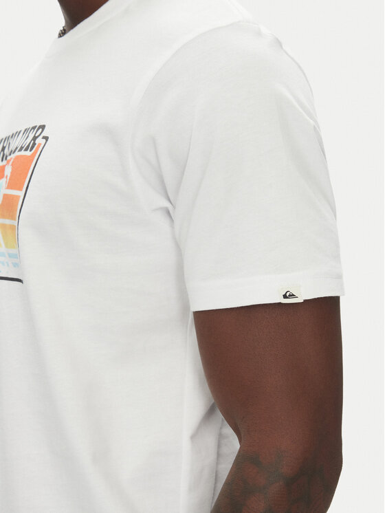 Quiksilver Quiksilver T-Shirt EQYZT08065 Bílá Regular Fit