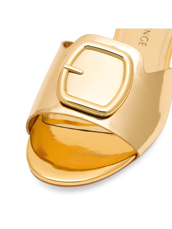 Eva Minge Eva Minge Pantoletten REGINE-SL2273-1 Goldfarben