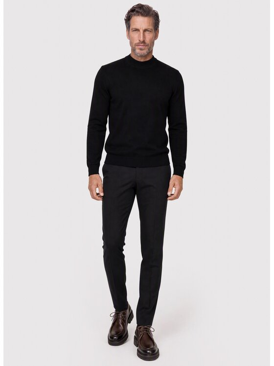 Pako Lorente Pako Lorente Sweter P26WN-2X-009 Czarny Slim Fit