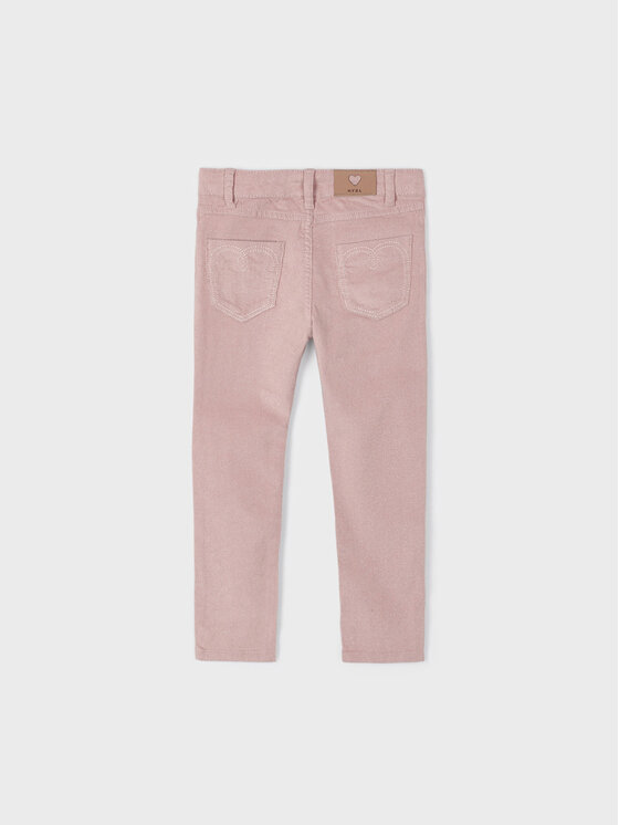 Mayoral Mayoral Текстилни панталони 4.503 Розов Regular Fit