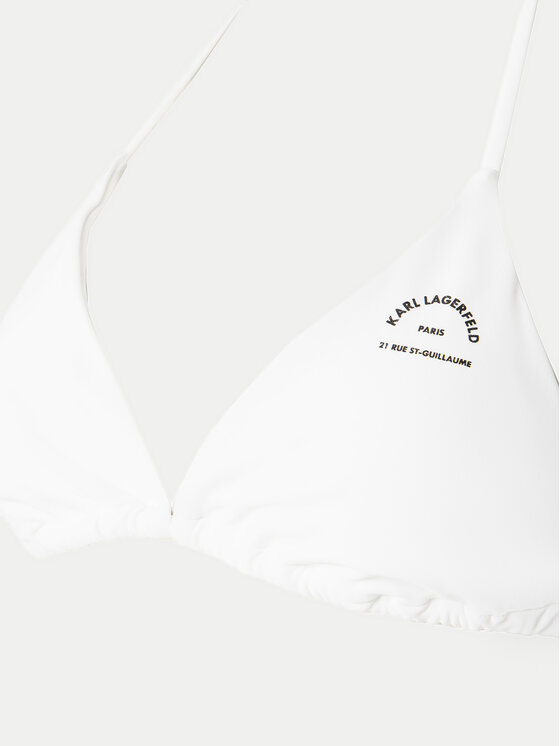 KARL LAGERFELD KARL LAGERFELD Góra od bikini A1W46098 Biały