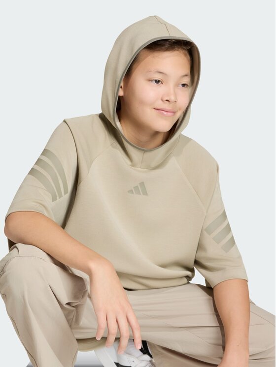 adidas adidas Bluza 158806 Brązowy Loose Fit