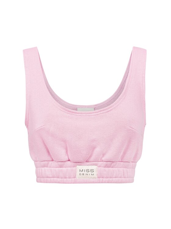 MissDenim MissDenim Top Flippy Top Różowy Basic Fit