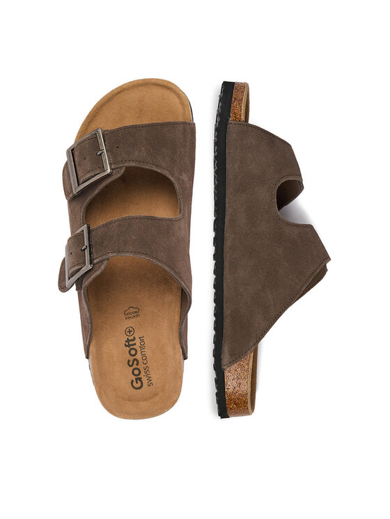 Go Soft Go Soft Šlepetės EOHP-ALMELO-01 Ruda