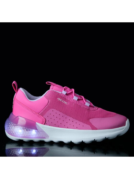 Geox Geox Sneakersy J Activart Illuminus J45LZA 0149J C8257 D Różowy