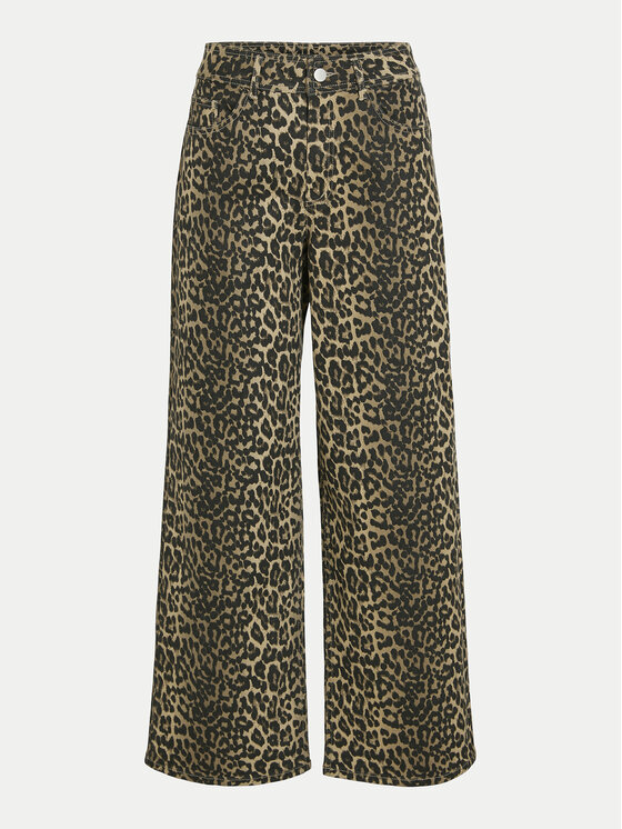 Vila Vila Jeans hlače Chia 14105638 Bež Wide Leg