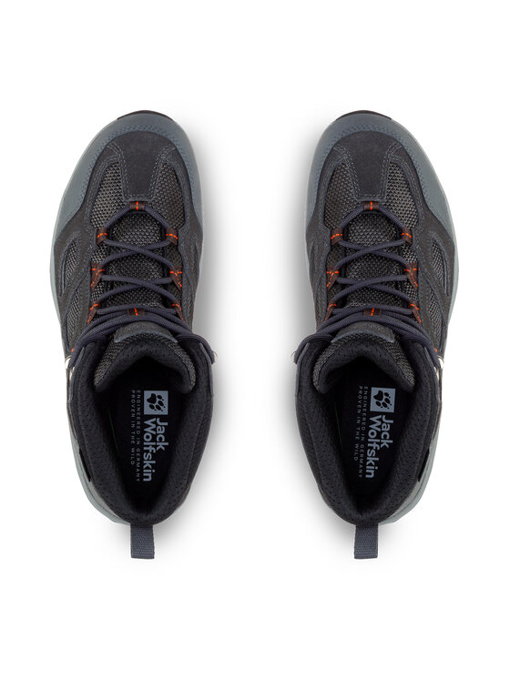 Jack Wolfskin Jack Wolfskin Pārgājienu apavi Vojo 3 Texapore Mid M 4042462 Pelēks