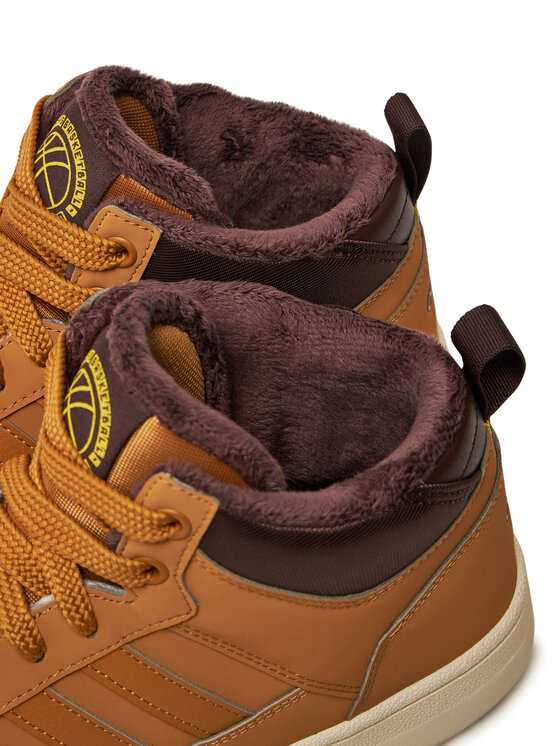 adidas adidas Sneakersy Rapid Court Mid Winterized JR0171 Brązowy