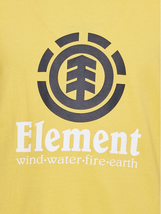 T-shirt Vertical ELYZT00152 Giallo Regular Fit