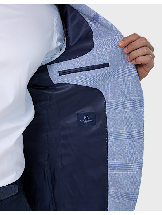 Evenemen Evenemen Marynarka Harmony 04 Niebieski Slim Fit