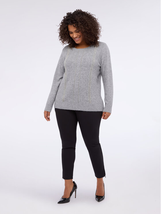 Fiorella Rubino Fiorella Rubino Maglione M871L008368N013 Grigio Regular Fit