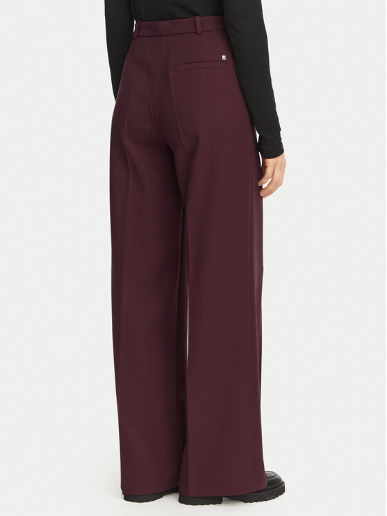 HUGO HUGO Spodnie materiałowe Hambala 50569829 Bordowy Regular Fit