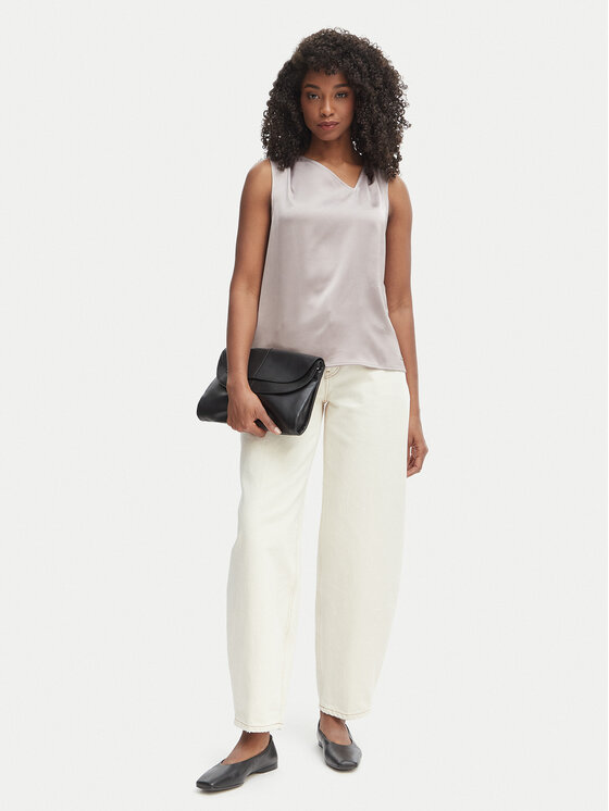 Calvin Klein Calvin Klein Bluză LV044F144G Gri Regular Fit