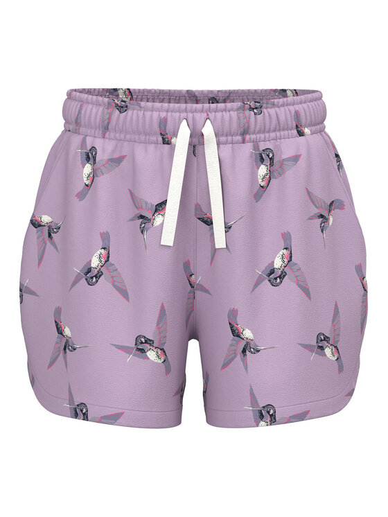 NAME IT Pantaloni scurți sport 13217262 Violet Regular Fit