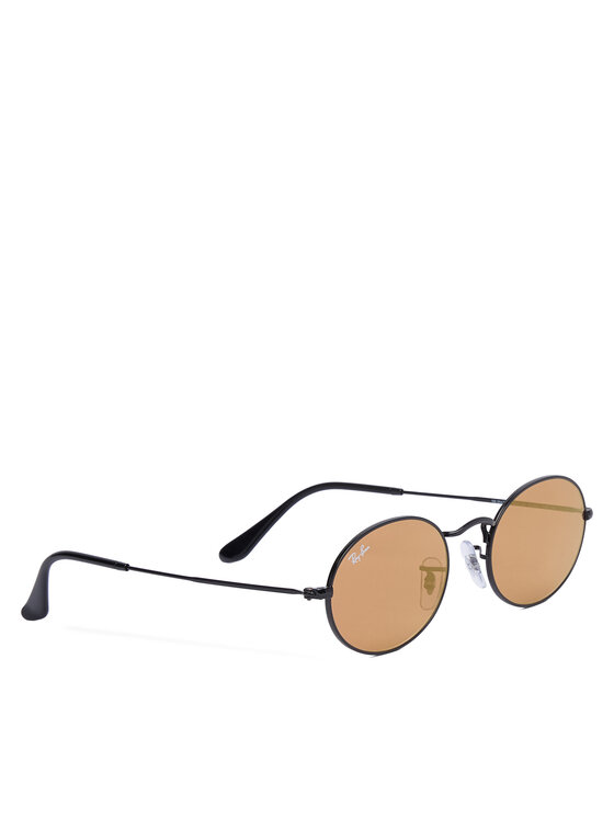Ray-Ban Ray-Ban Sluneční brýle Oval Flat Lenses 0RB3547N Černá