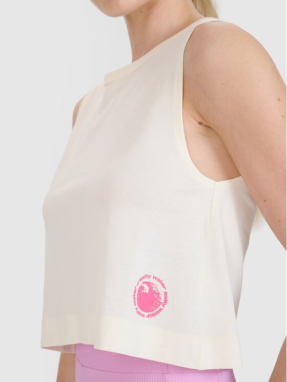 4F 4F Top 4FWSS25TSLEF118-11S Bianco Regular Fit