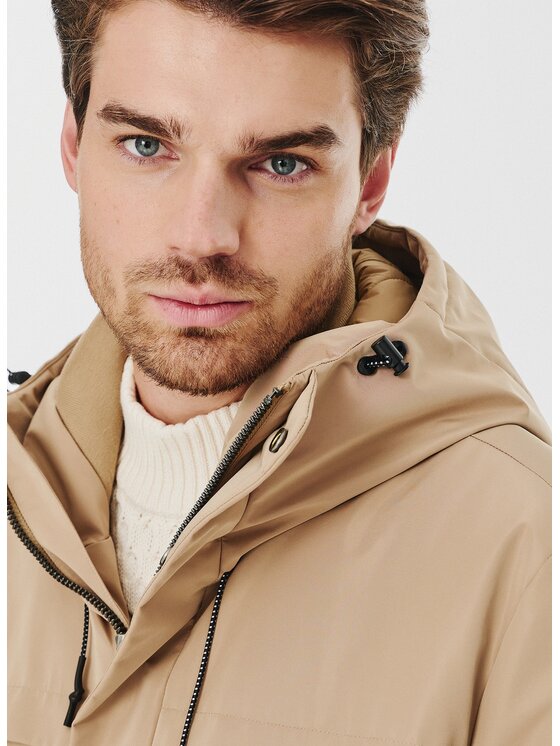 Pako Lorente Pako Lorente Kurtka zimowa P24WF-5X-003 Beżowy Classic Fit