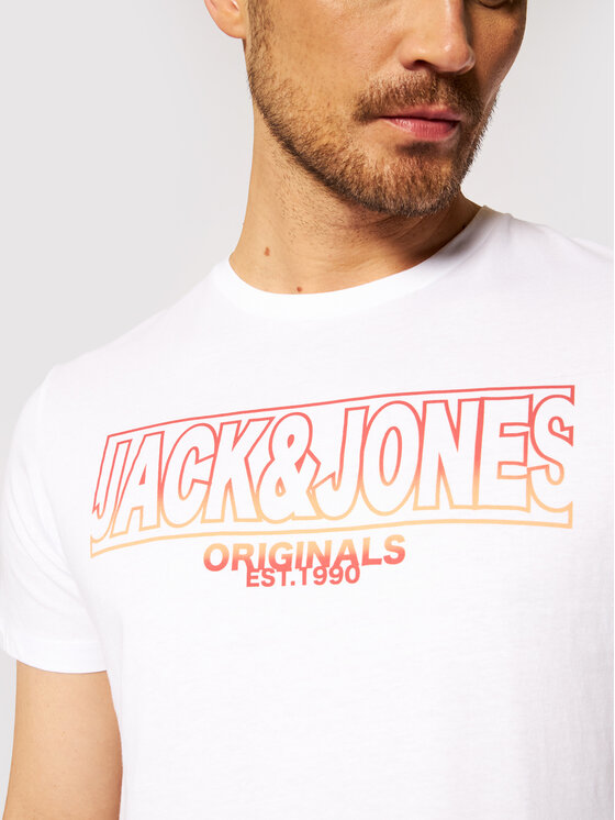 T-shirt Saturn 12189700 Bianco Regular Fit