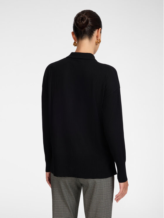 Elena Mirò Elena Mirò Sweter M038Z000799N033 Czarny Regular Fit