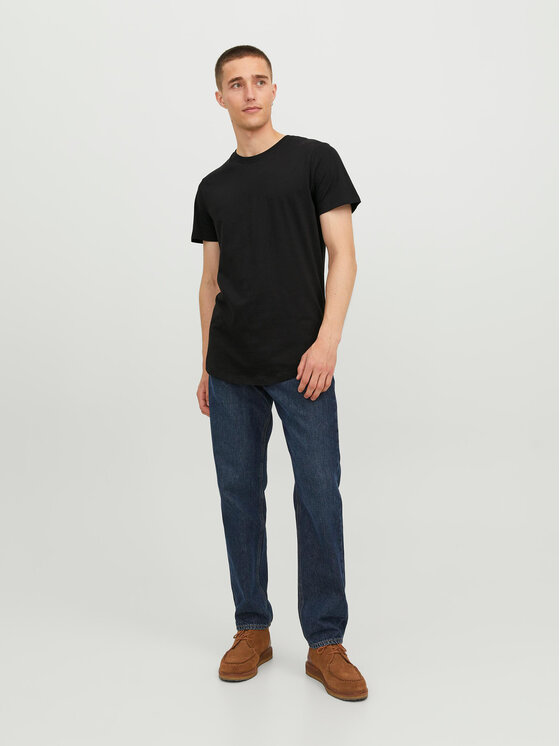 Jack&Jones Jack&Jones T-shirt Noa 12113648 Crna Long Line Fit
