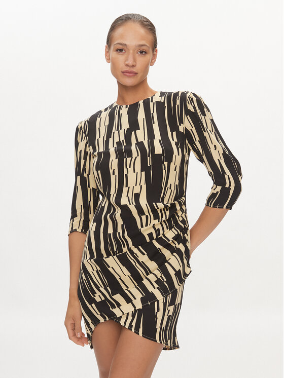 DKNY Abito da cocktail D2A4B344 Nero Regular Fit, taglia : 6
