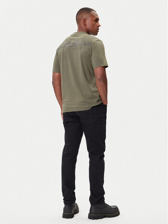 Napapijri Napapijri T-Shirt S-Fanes NP0A88SE Grün Regular Fit