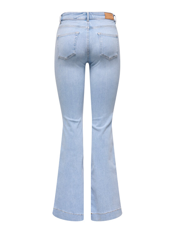 ONLY ONLY Jeansy Onlblush 15358364 Niebieski jasny Flare Fit