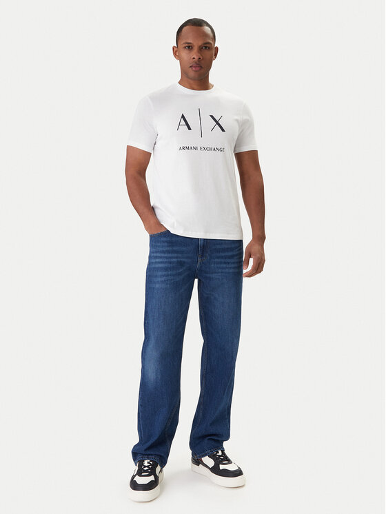 Armani Exchange Armani Exchange Marškinėliai XM002683 AF10356 U0002 Balta Regular Fit