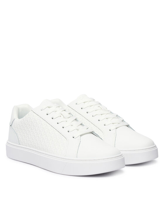 Calvin Klein Jeans Calvin Klein Jeans Sneakersy Classic Cupsole Laceup Aop YM0YM01431 Biały