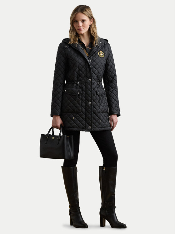 LAUREN RALPH LAUREN LAUREN RALPH LAUREN Bunda pro přechodné období 297979534001 Černá Straight Fit