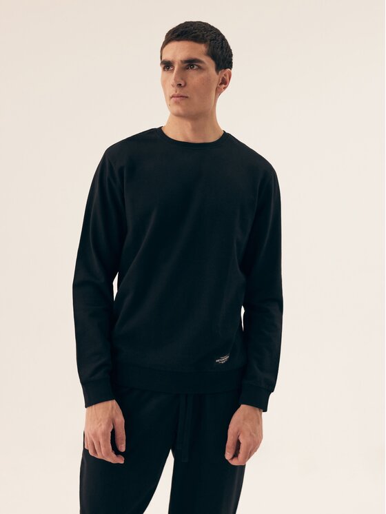 Henderson Henderson Piżama 43043 Czarny Regular Fit